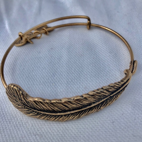 Alex and Ani Jewelry - Alex and Ani Feather Bangle Bracelet
